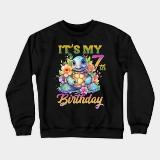 I'm turtley adorable birthday Tee Baby turtle birthday gift Cute turtle birthday top Crewneck Sweatshirt